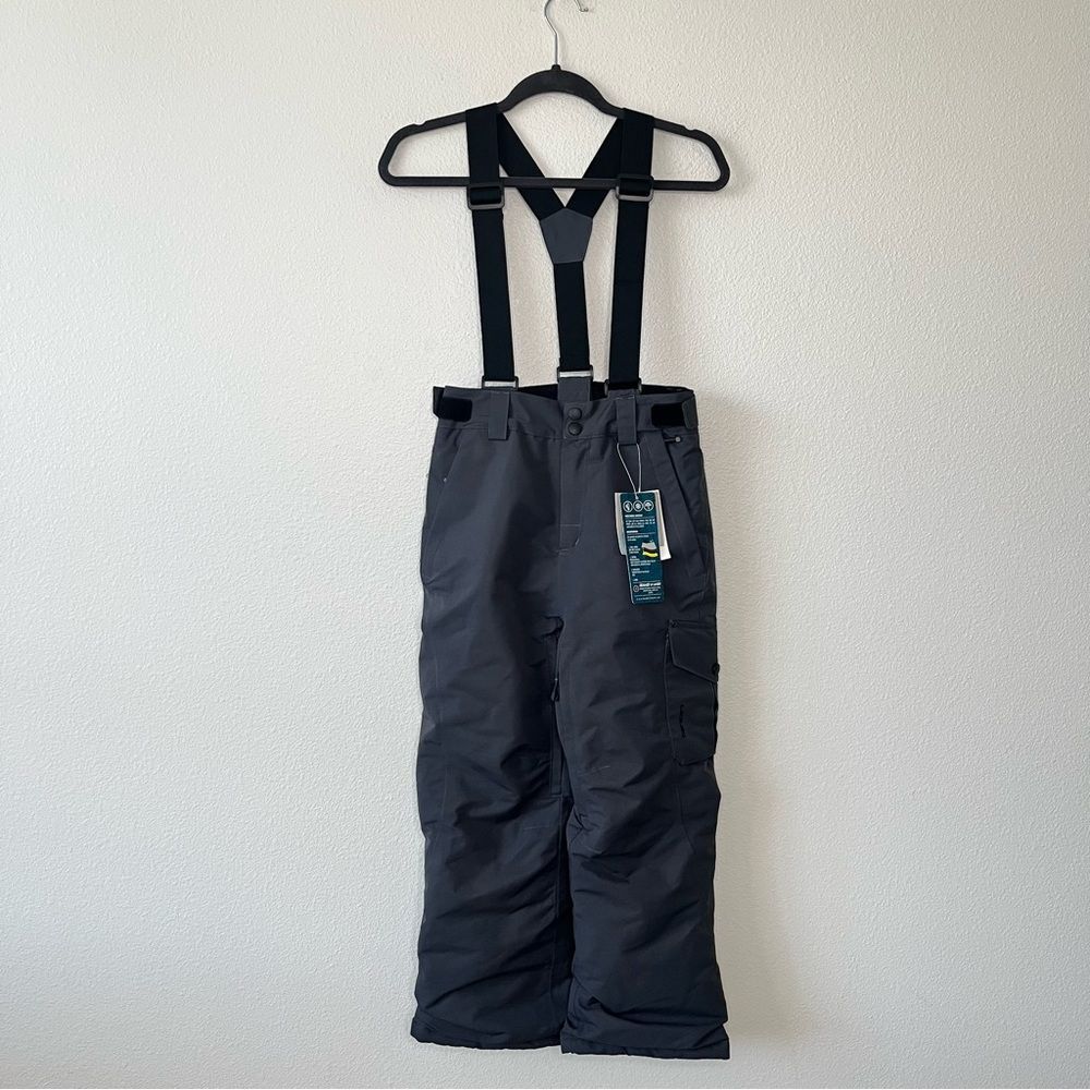 NWT LIQUID Boys Lucas Insulated Detachable Suspenders Ski Snow Pants Size Small